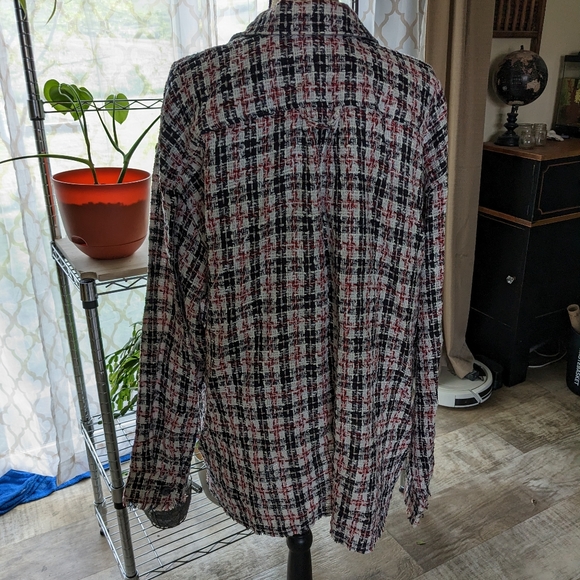 Men's Faith Connexion tweed overshirt - Picture 3 of 3